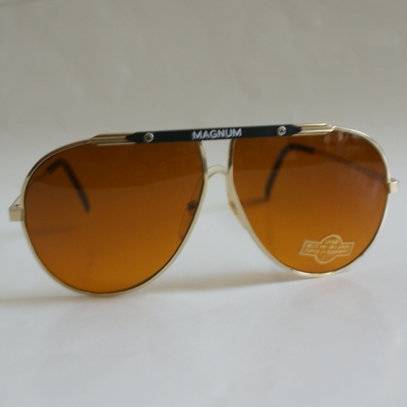 NWT TruVintage Classic Sports Aviator "Sports" logo true blue blocker Sunglasses - Picture 7 of 7